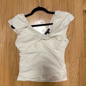 JCREW rushed v neck top